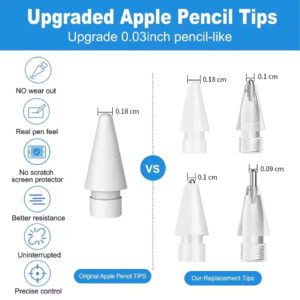 Apple Pencil Nib Case – Soft & Hard Tips (2B, HB, 3.0) for 1st & 2nd Generation | Essential Accessories for Your Apple Pencil